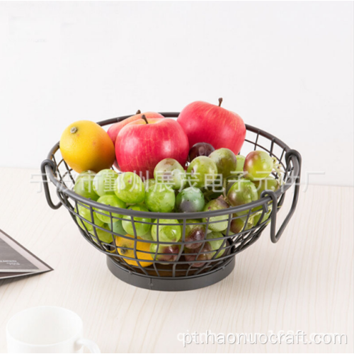 Cesta de rede em forma de tigela de frutas